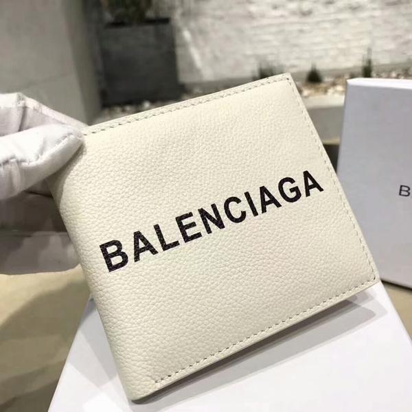 18AW BALENCIAGAバレンシアガ スーパーコピー シンプルロゴ折りたたみ財布 7011101